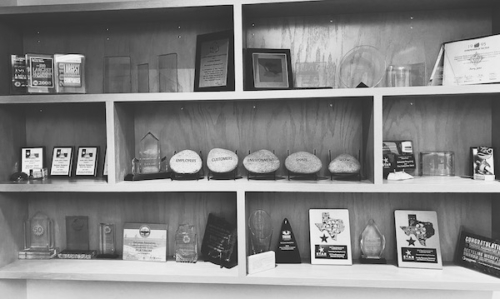 2018 award wall