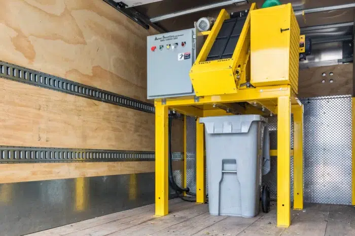 Shredding Machine at Balcones Recycling Facility