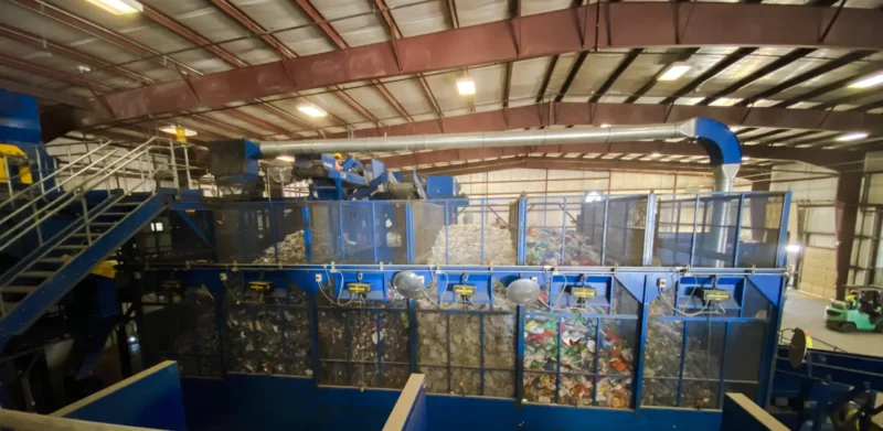 Recycling & Shredding Facility from Balcones Recycling in Taylor, TX